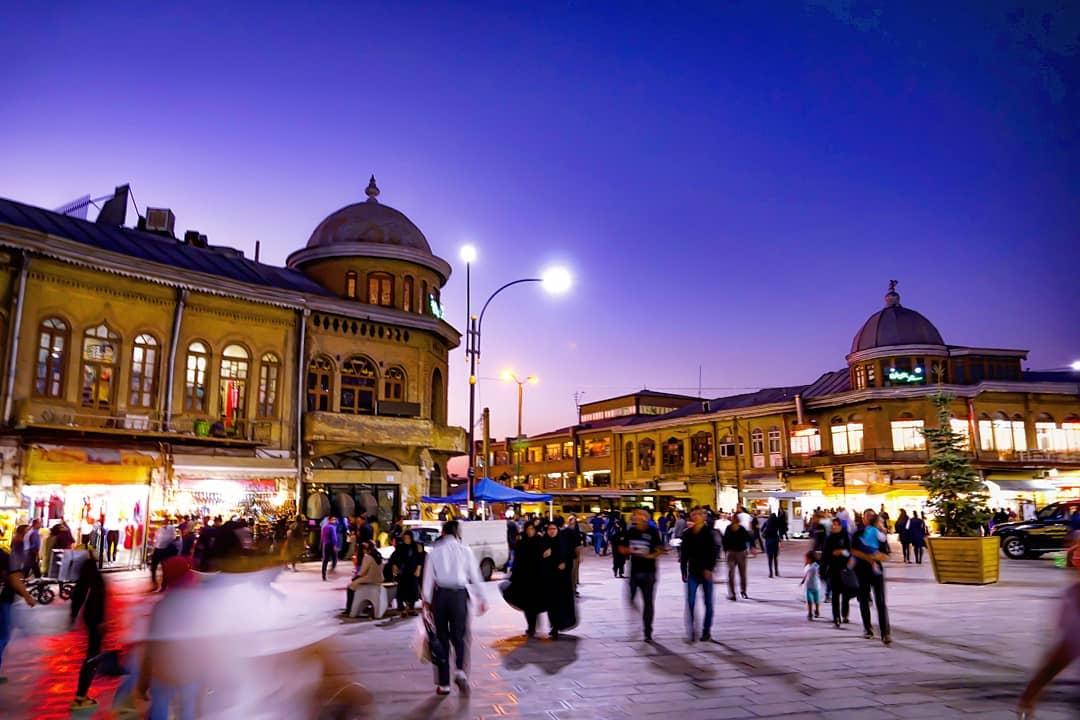 Main square of Hamedan
